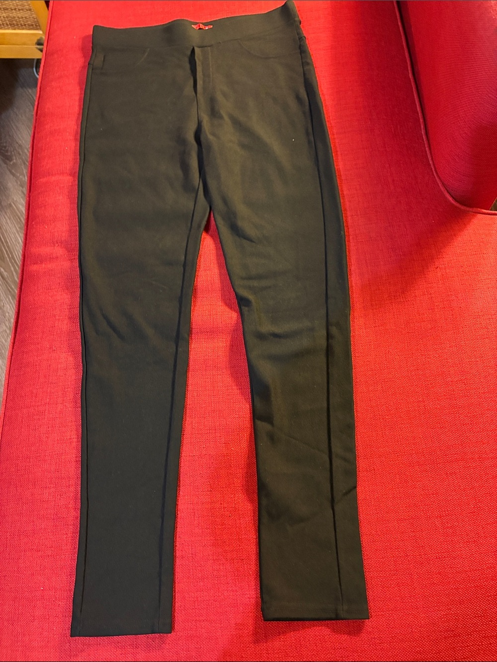Black Ponte Dress Pull-On Leggings